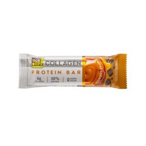 Riceup μπάρα με 30% πρωτεΐνη & γεύση Caramel Toffee